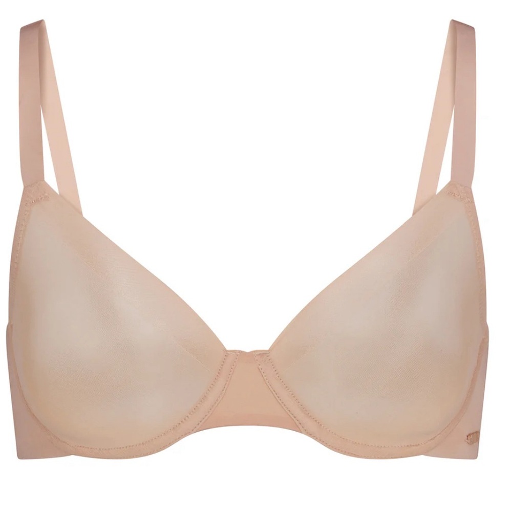 SKIMS No-Show Unlined Demi-bra Size 36C in Color Mica